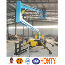 Skyscraping 16 m aerial hydraulic trailer boom lift platform towable CE certificate